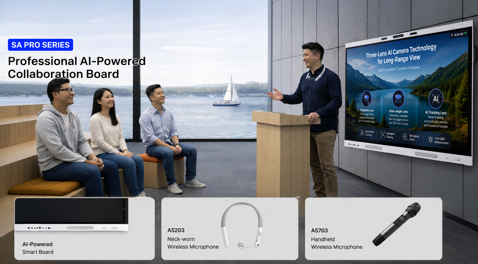 Smart Board Pro with micro and camera